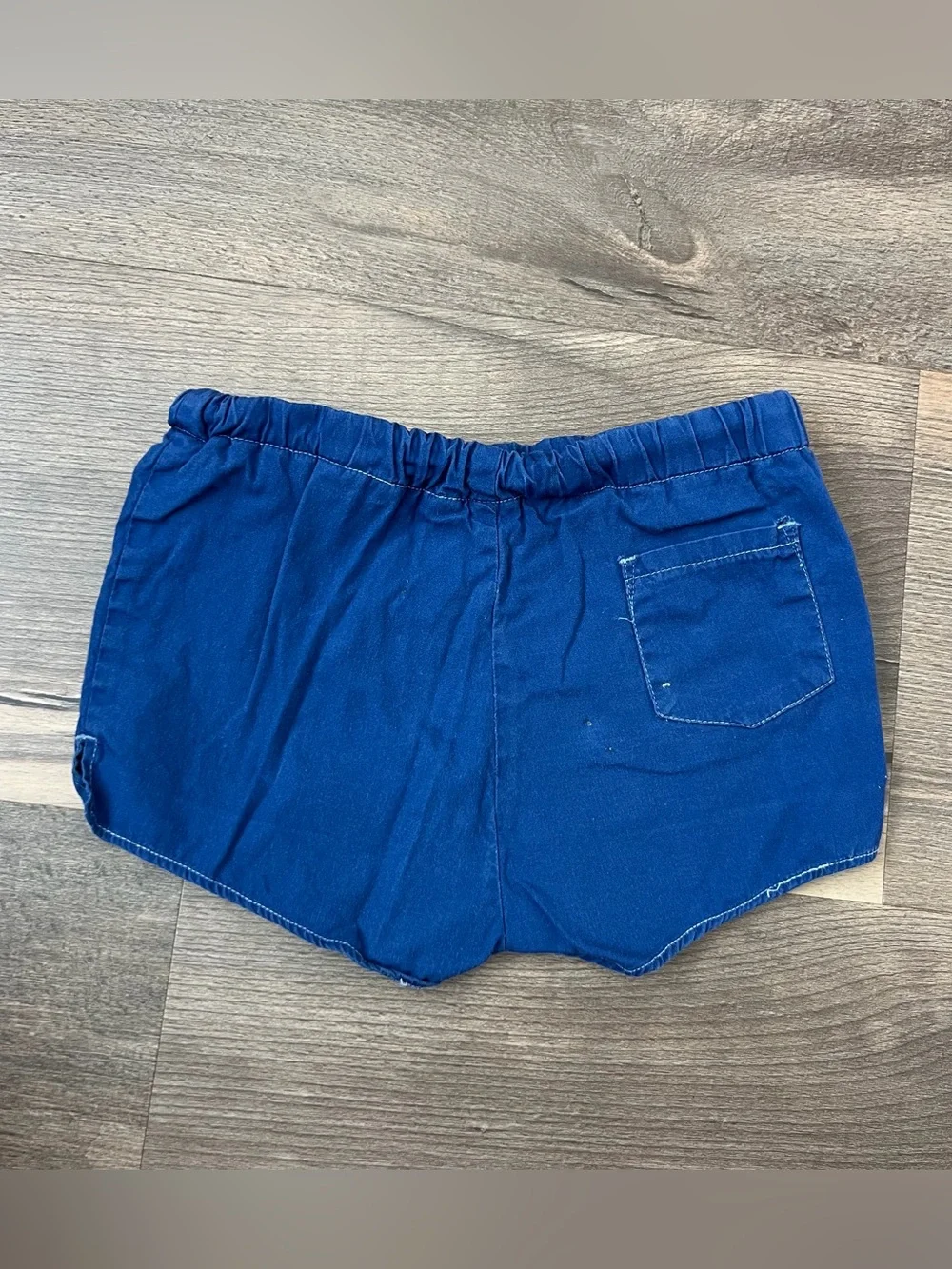 Vintage Toddler Colorblock Swim Shorts - Blue/Red/Grey - Size 3T